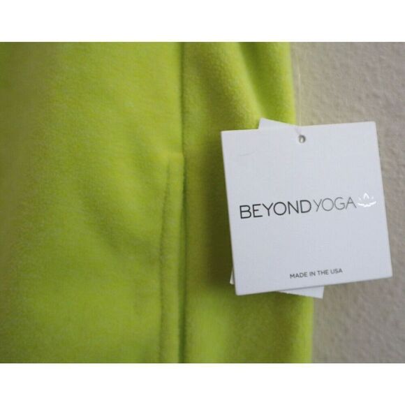 Beyond Yoga FP2208 Women's Sz S True Chartreuse Yellow Morning Walk Vest - Picture 3 of 8